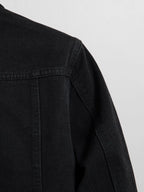 BLACK DENIM JACKET - UNISEX