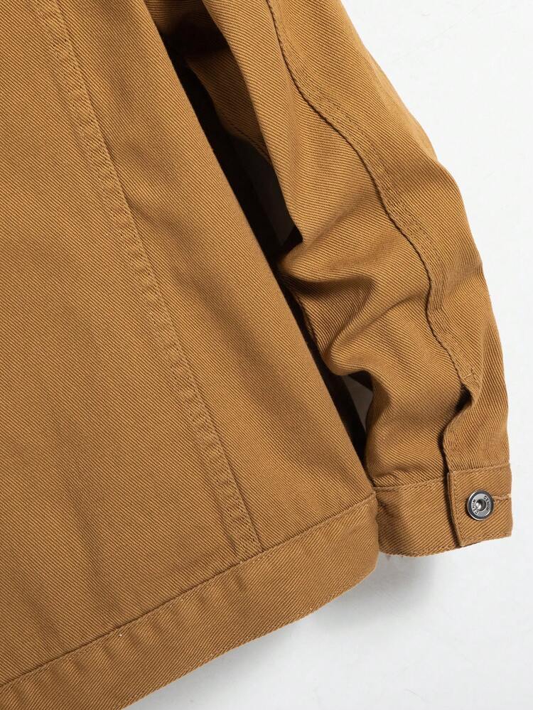 MUSTARD BROWN DENIM JACKET - UNISEX