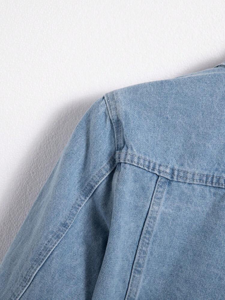 LIGHT BLUE DENIM JACKET - UNISEX