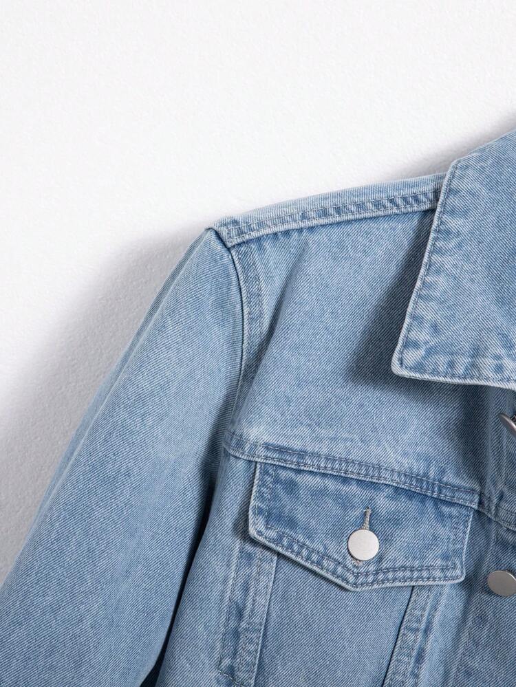 LIGHT BLUE DENIM JACKET - UNISEX