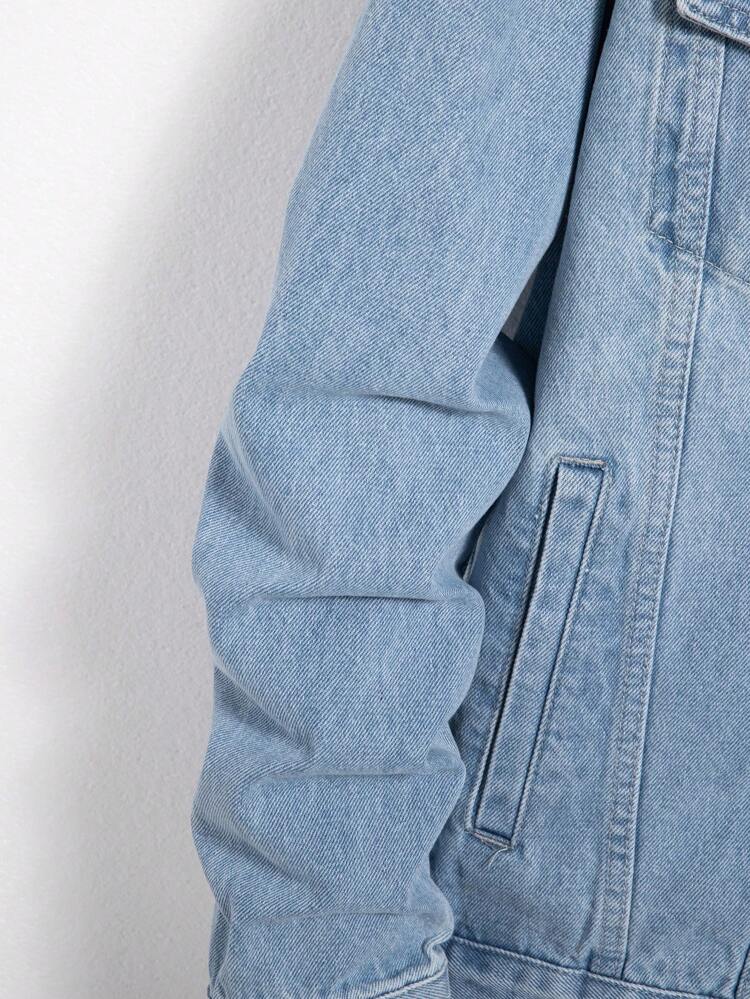 LIGHT BLUE DENIM JACKET - UNISEX
