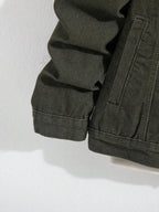 BOTTLE GREEN DENIM JACKET - UNISEX