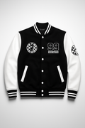 BLACK 99 CHESS MASTER VARSITY JACKET - UNISEX