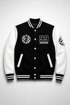 BLACK 99 CHESS MASTER VARSITY JACKET - UNISEX