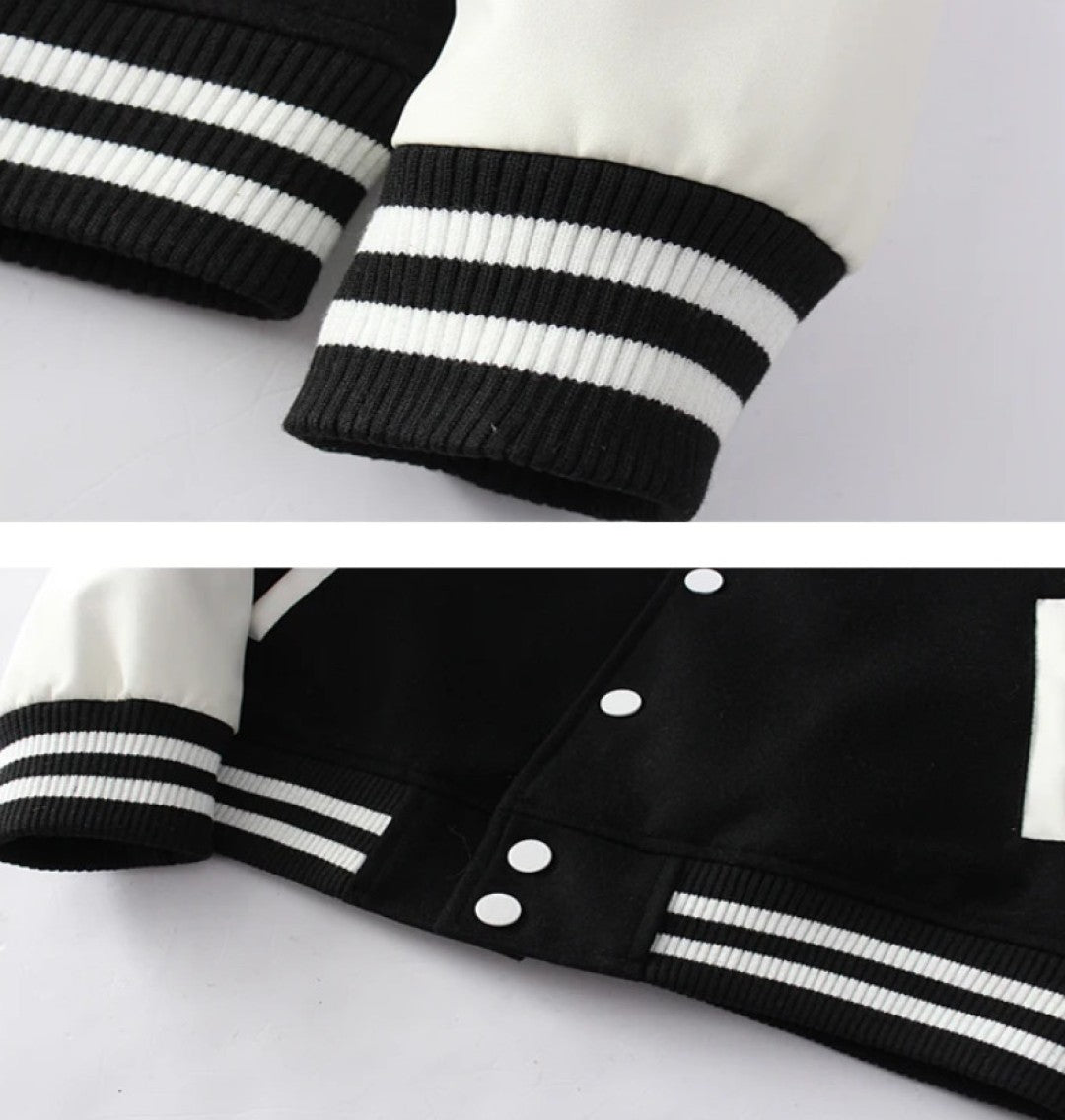 BLACK 99 CHESS MASTER VARSITY JACKET - UNISEX