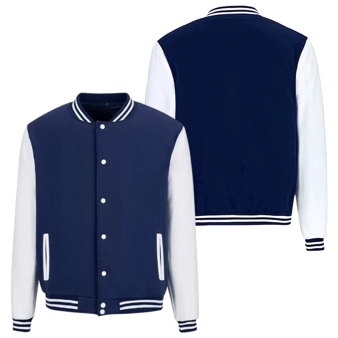 Navy Blue Varsity Jacket