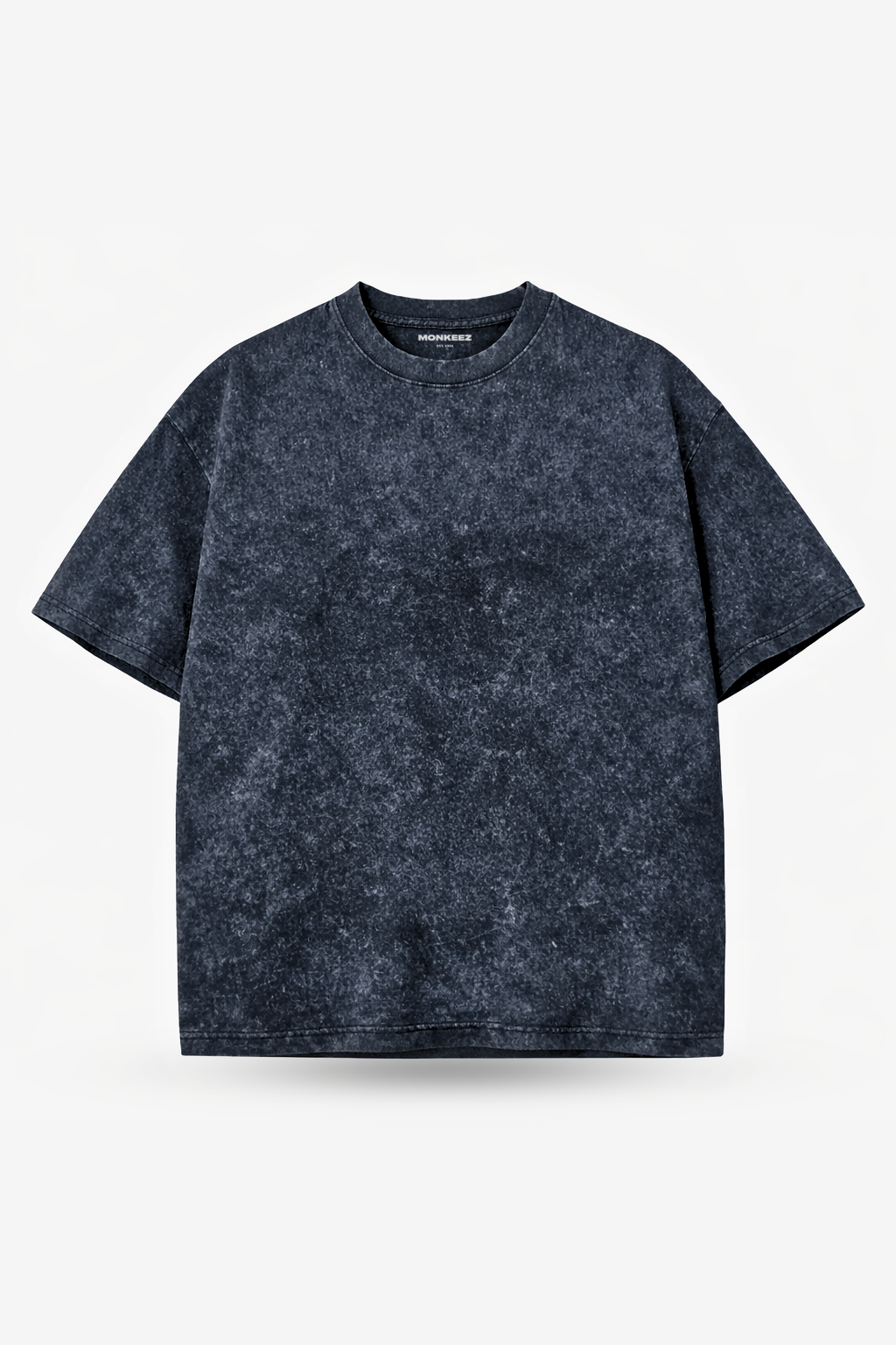 Acid Wash Oversized Tee - Smoky Black - Unisex