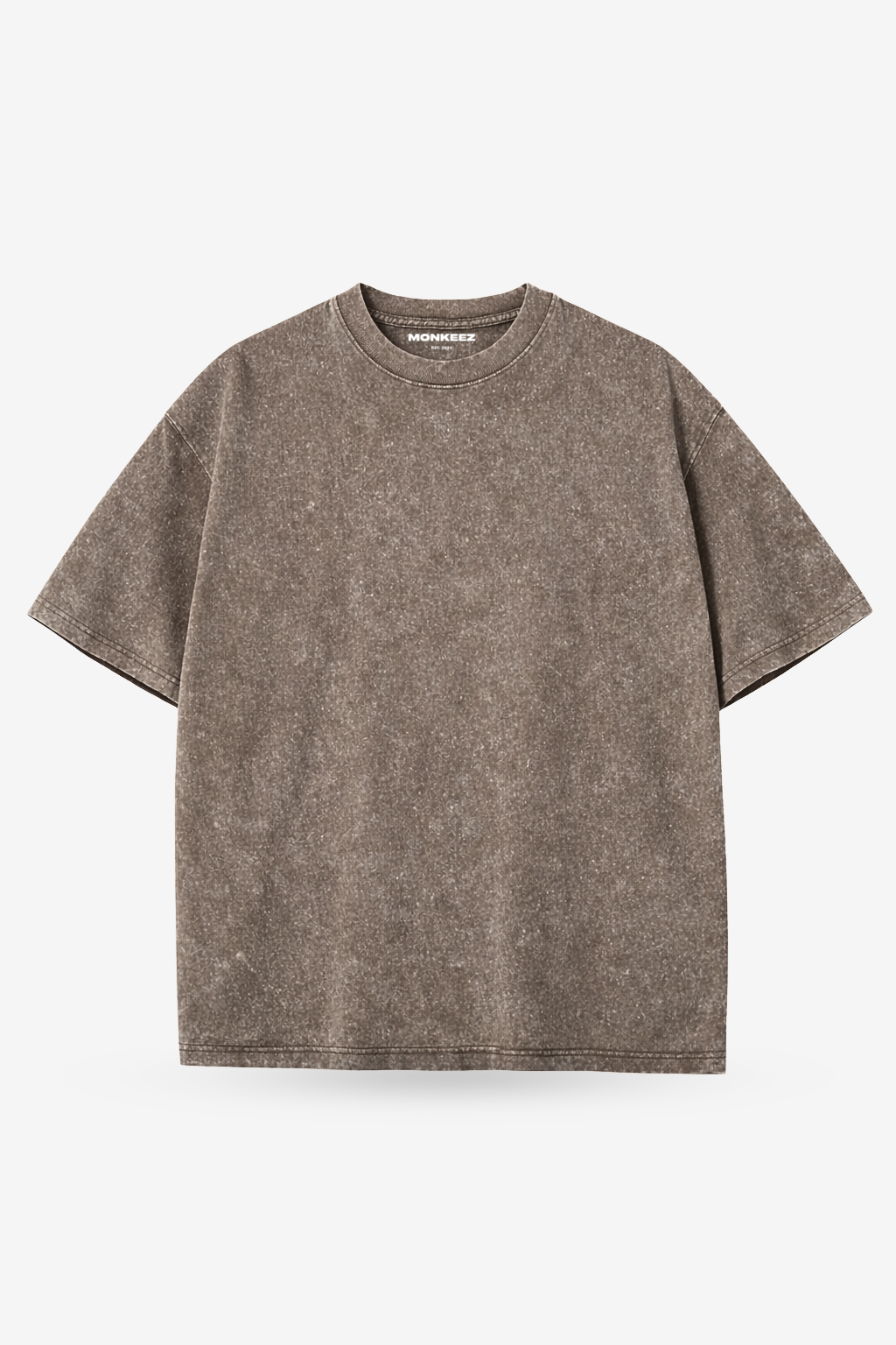 Acid Wash Oversized Tee - Dusty Mocha - Unisex