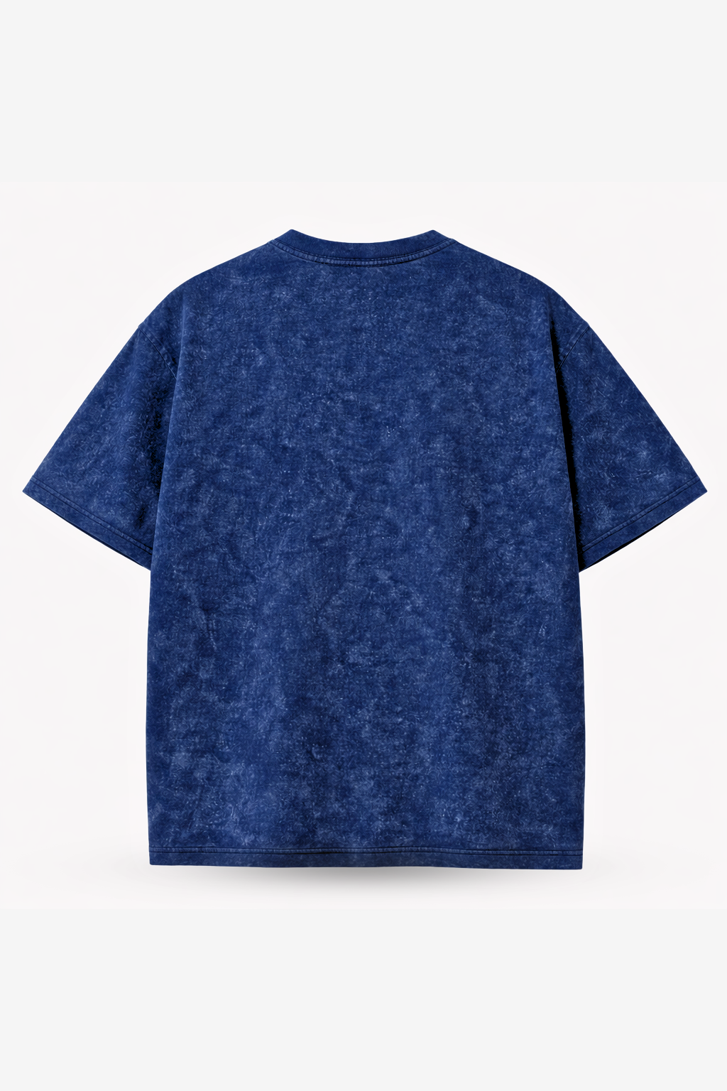 Acid Wash Oversized Tee - Navy Blue - Unisex