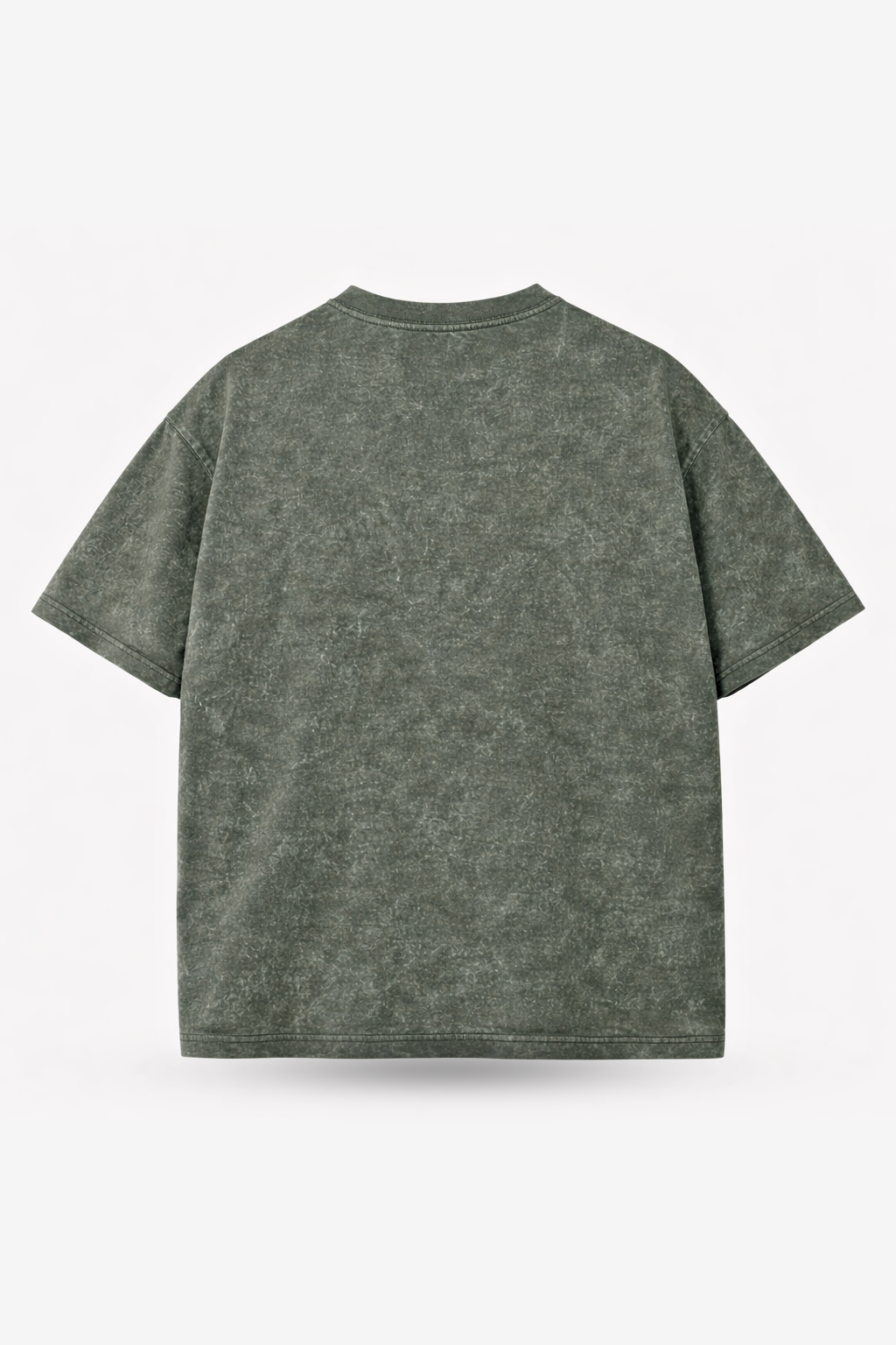 Acid Wash Oversized Tee - Olive - Unisex