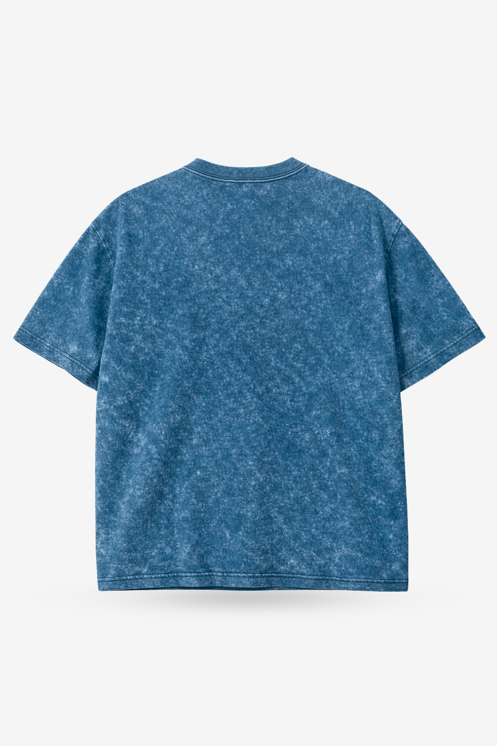 Acid Wash Oversized Tee - Ocean Blue - Unisex