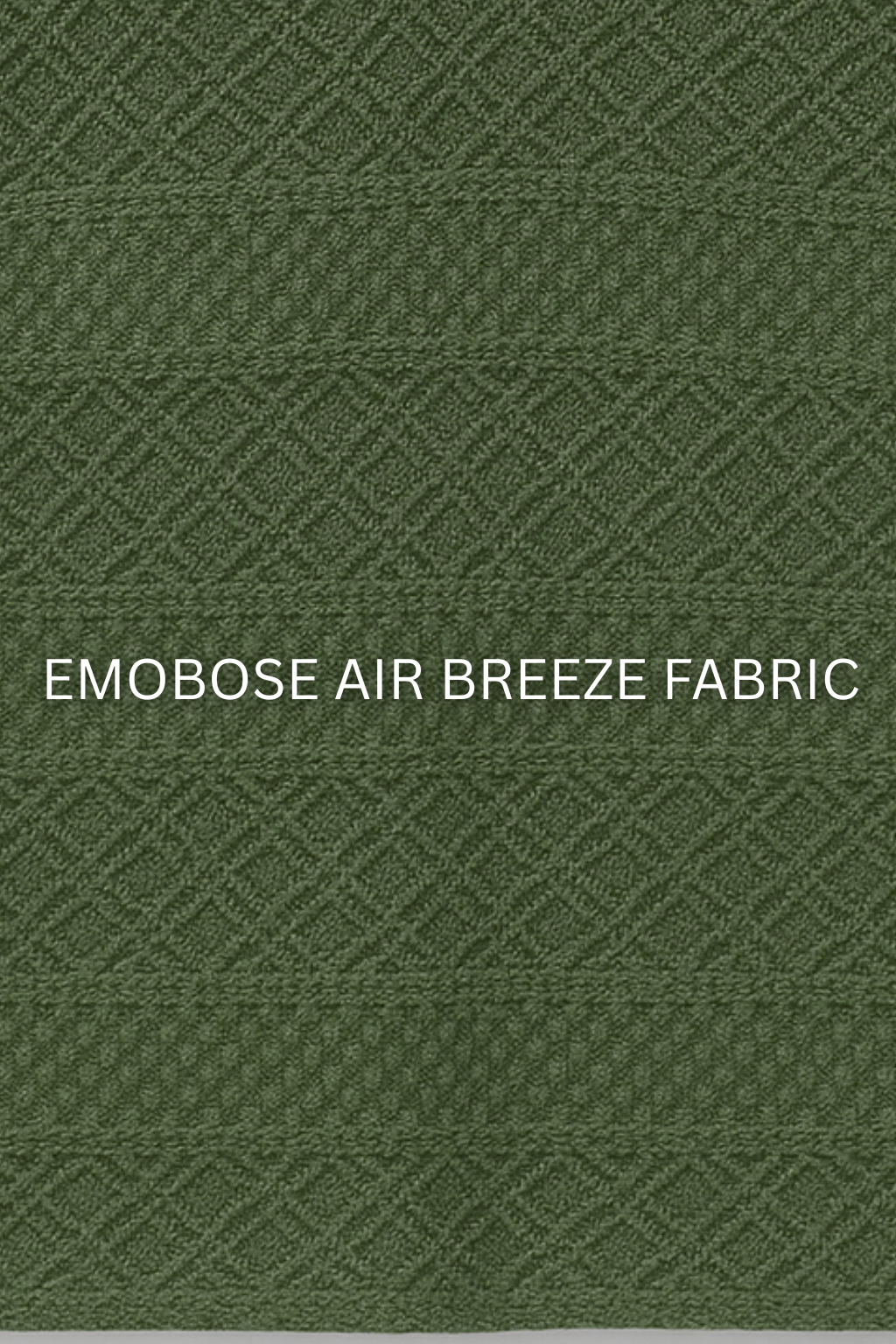 JOHNY COLLAR KNITTED EMBOSED POLO - OLIVE