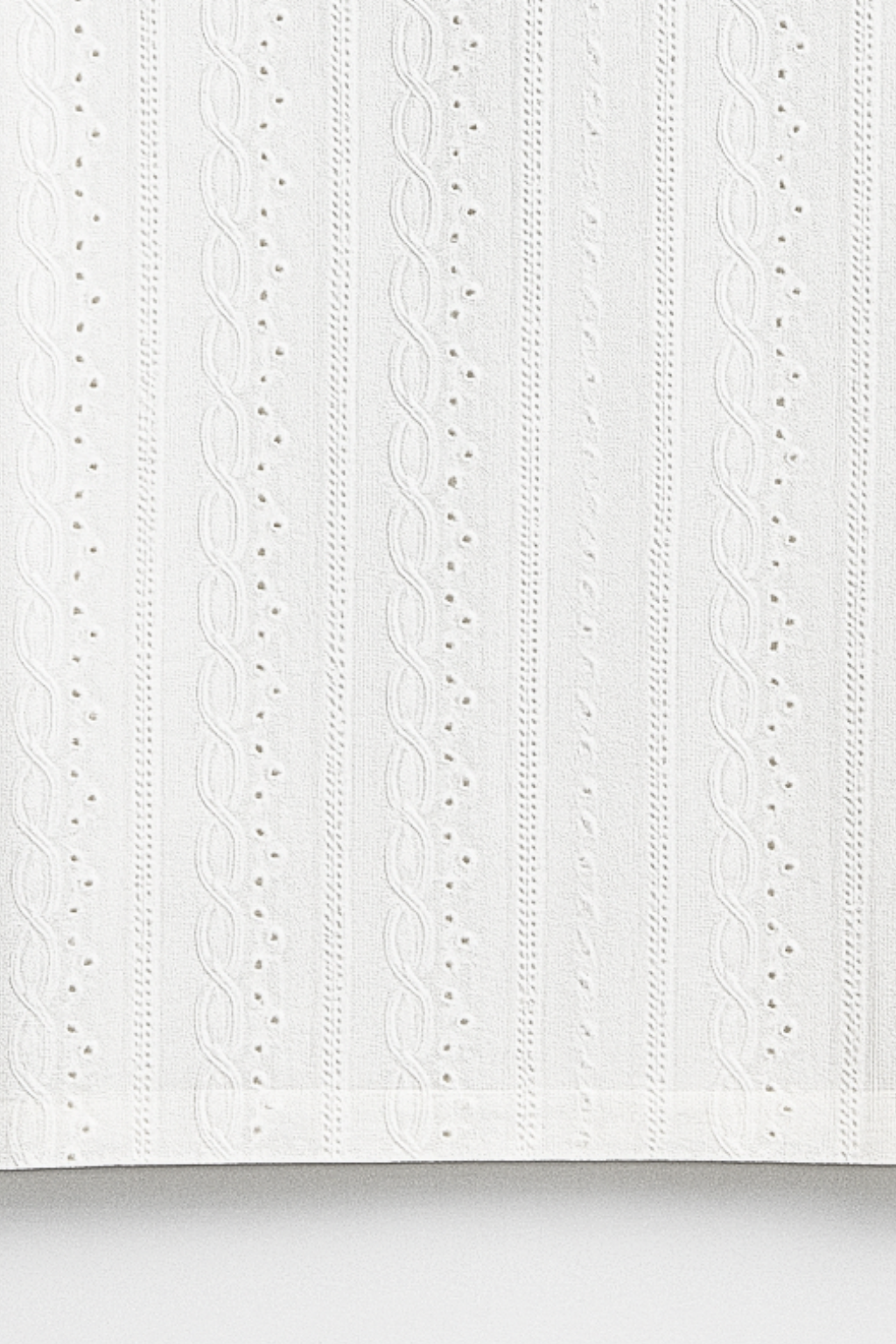 JOHNY COLLAR KNITTED EMBOSED POLO - WHITE (JP#2)