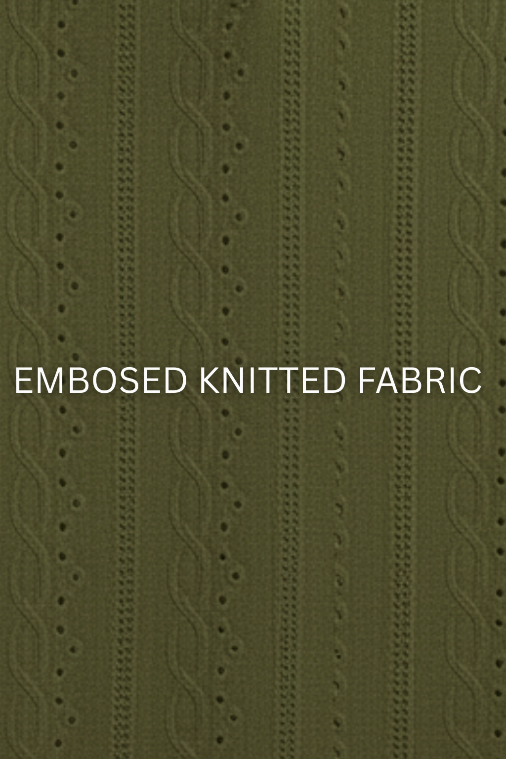 JOHNY COLLAR KNITTED EMBOSED POLO - DARK GREEN (JP#2)