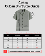 Crinkle Cuban Collar Shirt - Cactus Green