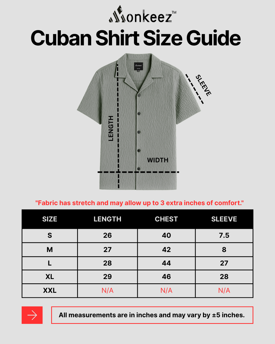 Crinkle Cuban Collar Shirt - Black