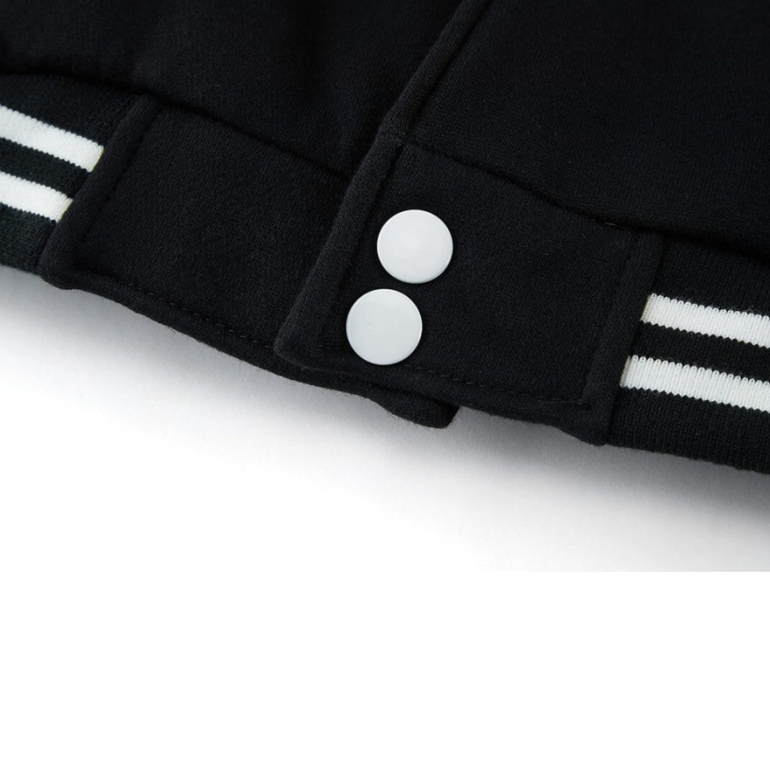 BLACK 99 CHESS MASTER VARSITY JACKET - UNISEX