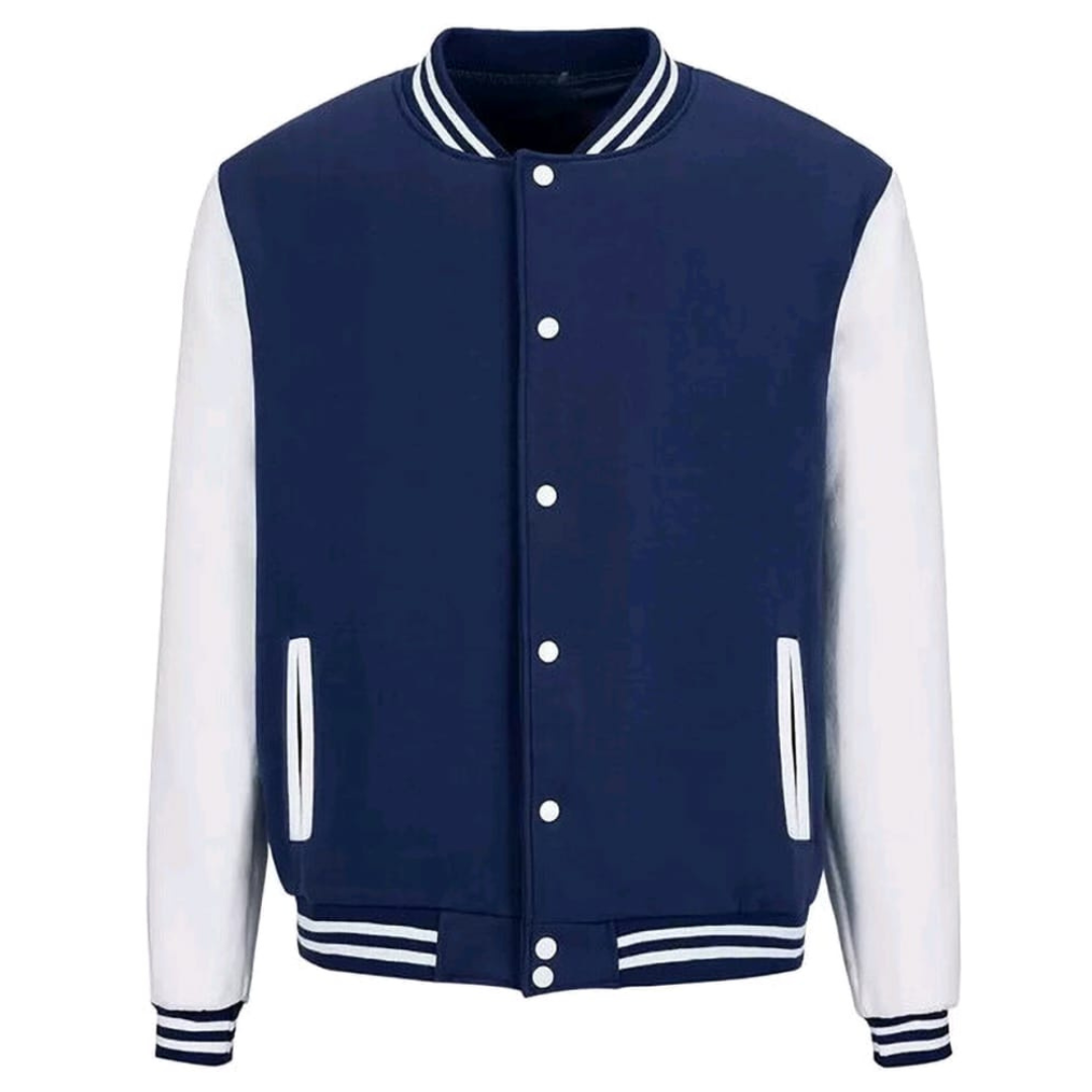 Navy Blue Varsity Jacket