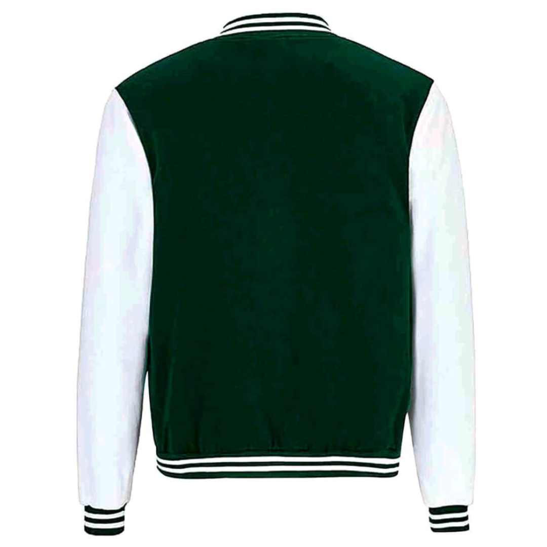 DARK GREEN VARSITY JACKET