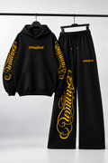 CO-ORD SET | GOLD SCRIPT GRAPHIC | UNISEX