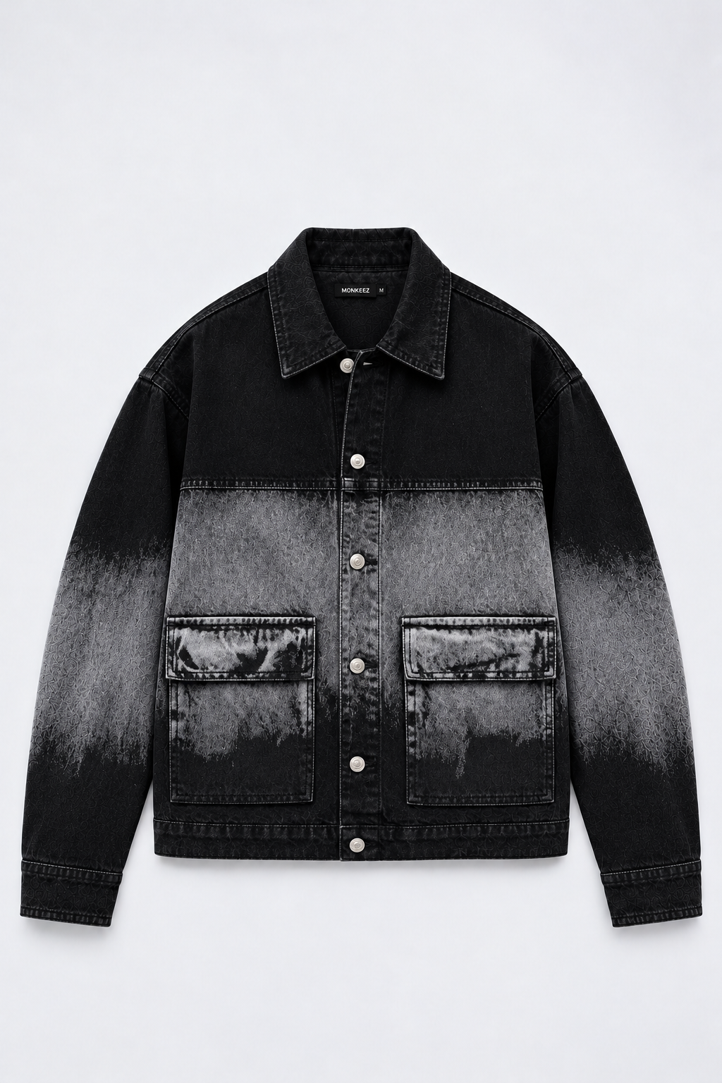 MIDNIGHT REBEL FADED DENIM JACKET | CHARCOAL | UNISEX