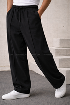 Co-Ord Set – Acid Wash Oversized Tee × Centerline Baggy Track Pant (Unisex)