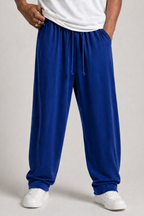 Nightflow Baggy Gripped Lycra Trouser - Royal Blue - Unisex
