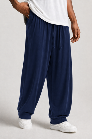 Nightflow Baggy Gripped Lycra Trouser - Navy Blue - Unisex