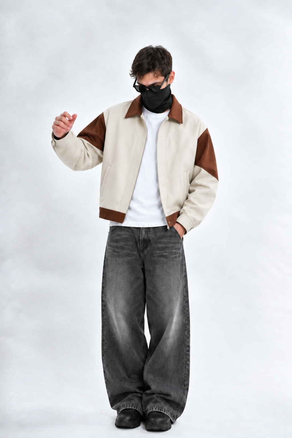 LEGACY KOREAN COLORBLOCK JACKET | BROWN | UNISEX