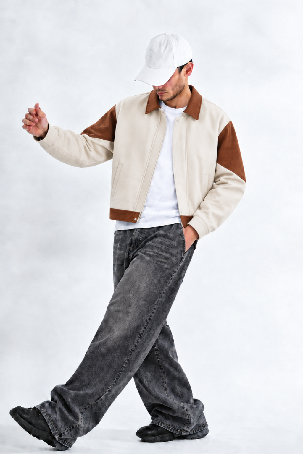 LEGACY KOREAN COLORBLOCK JACKET | BROWN | UNISEX