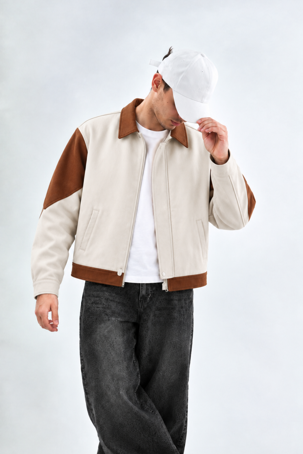 LEGACY KOREAN COLORBLOCK JACKET | BROWN | UNISEX