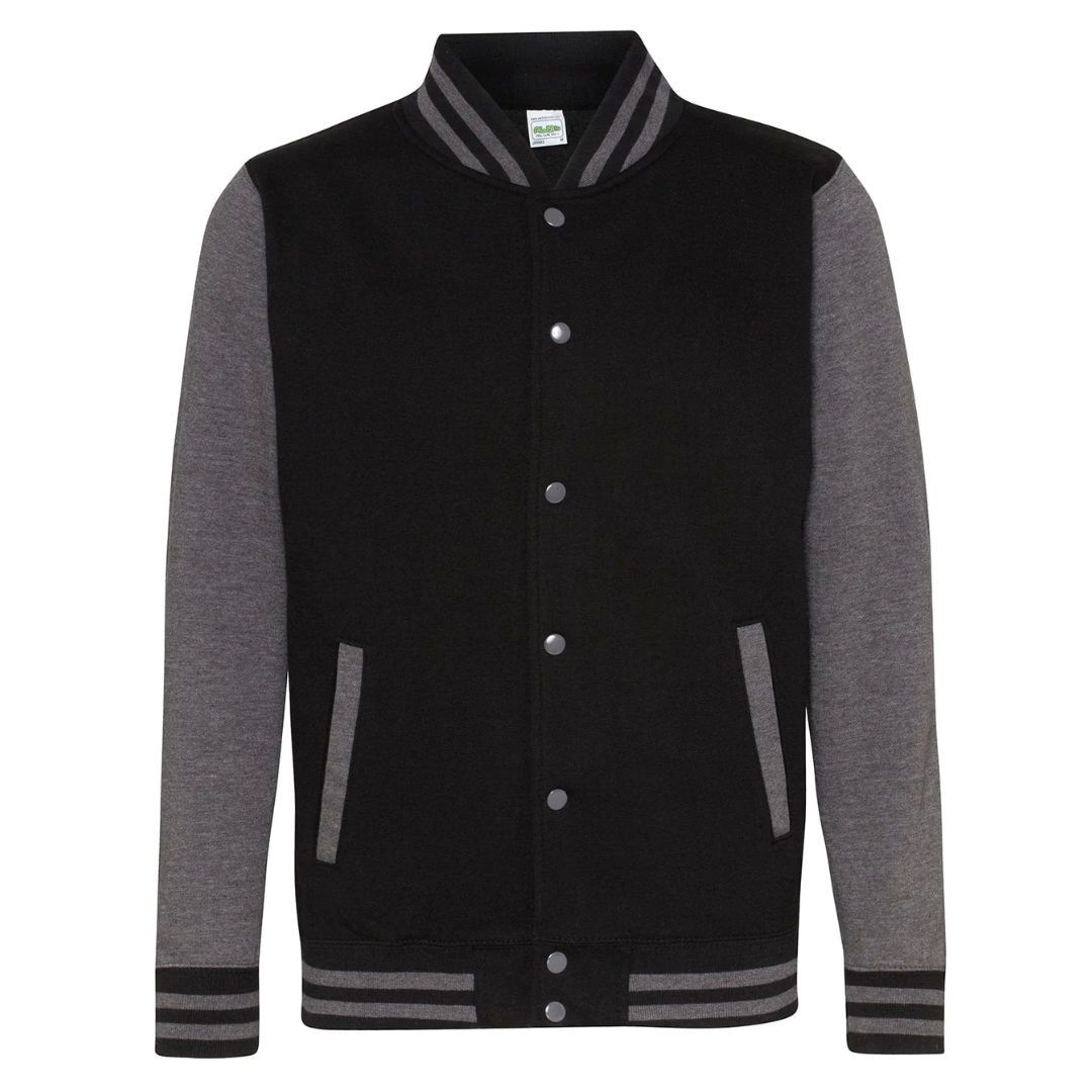 Charcoal Varsity Jacket