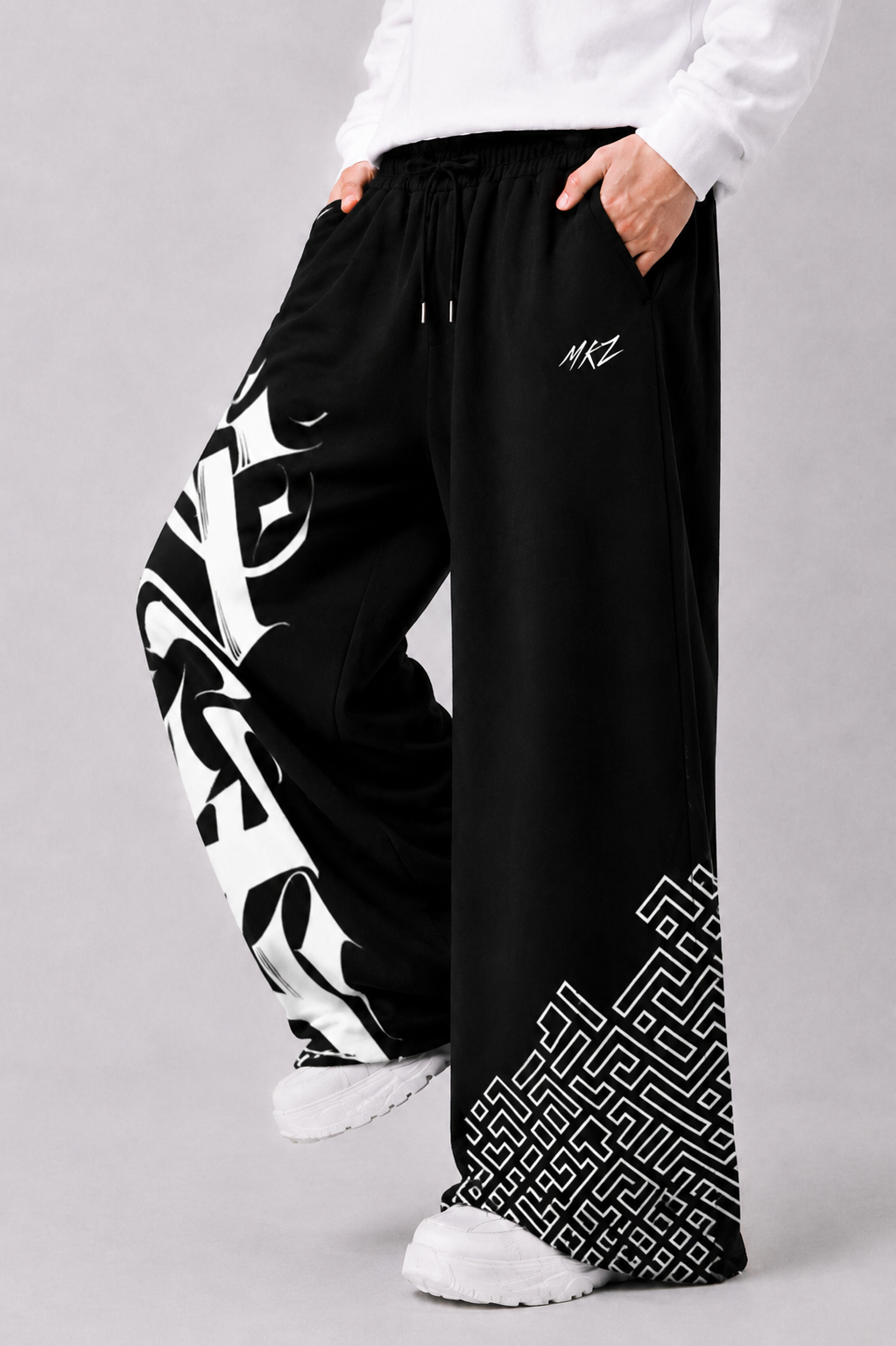 WIDE LEG TROUSER | CODE - BLACK | UNISEX