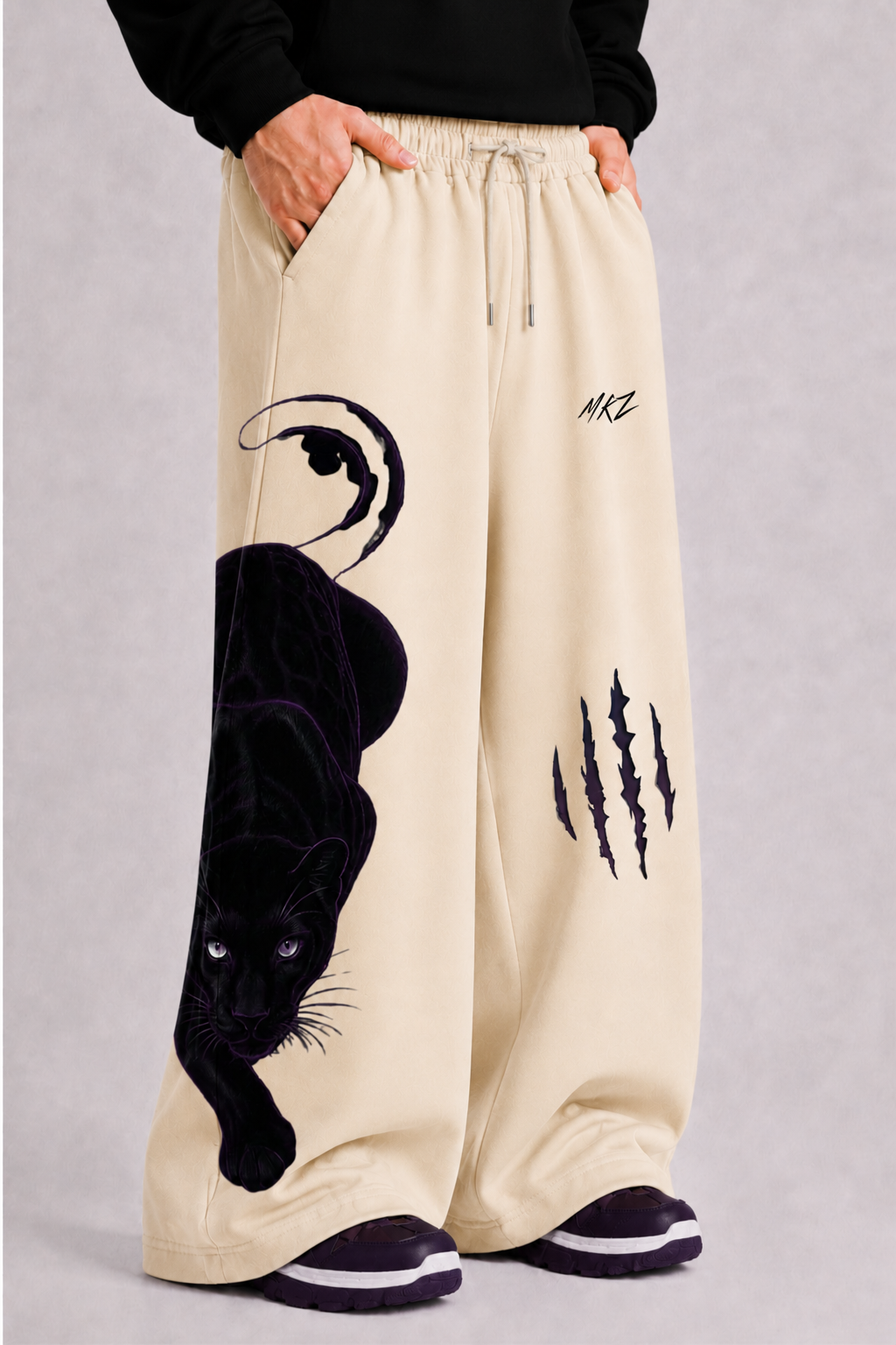 SILENT PANTHER TROUSER - CREAM | UNISEX