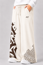 CO-ORD SET | KOREAN BROWN CAPITAL CODE GRAPHIC | UNISEX