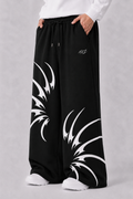 WIDE LEG TROUSER | BLAZE ARC - BLACK | UNISEX