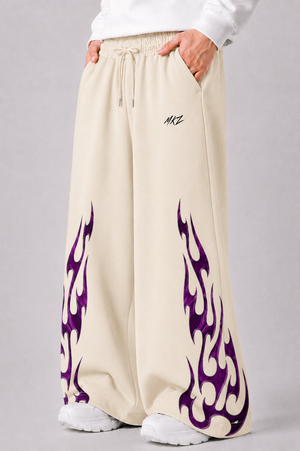 ROYAL FLAME TROUSER - CREAM | UNISEX