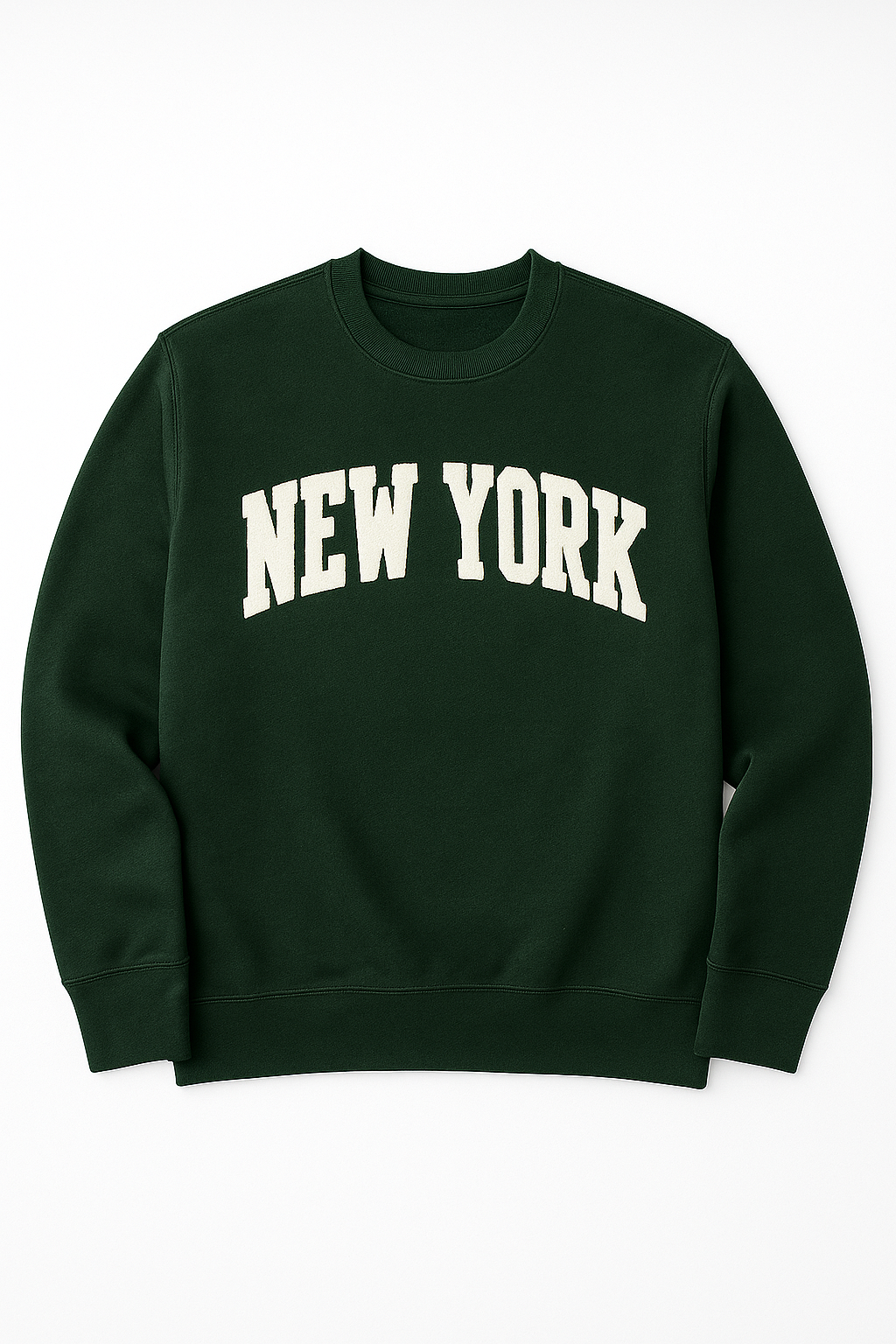 NEW YORK GRAPHIC SWEATSHIRT - BOTTLE GREEN (SS#01)