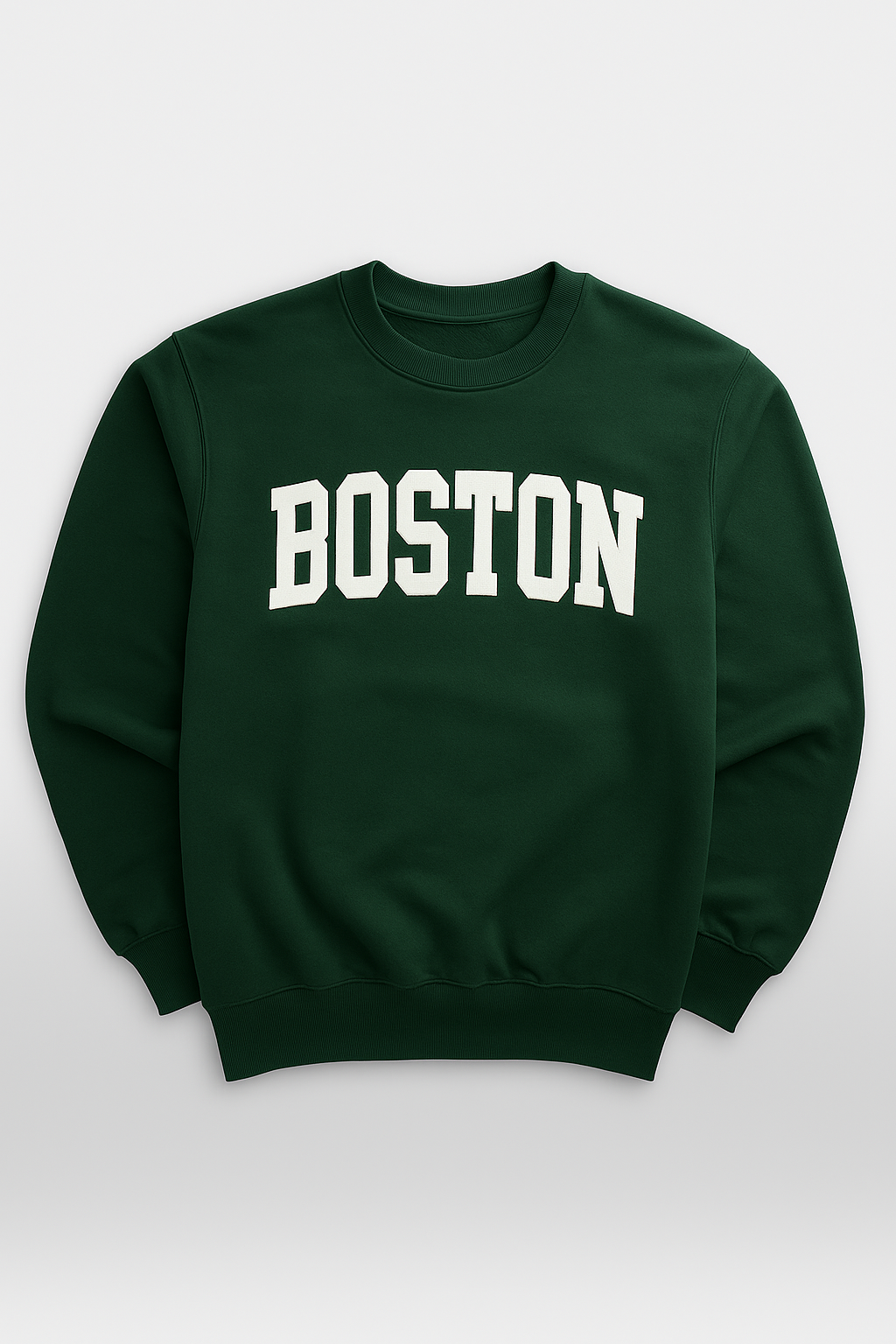 BOSTON GRAPHIC SWEATSHIRT - BOTTLE GREEN (SS#01)