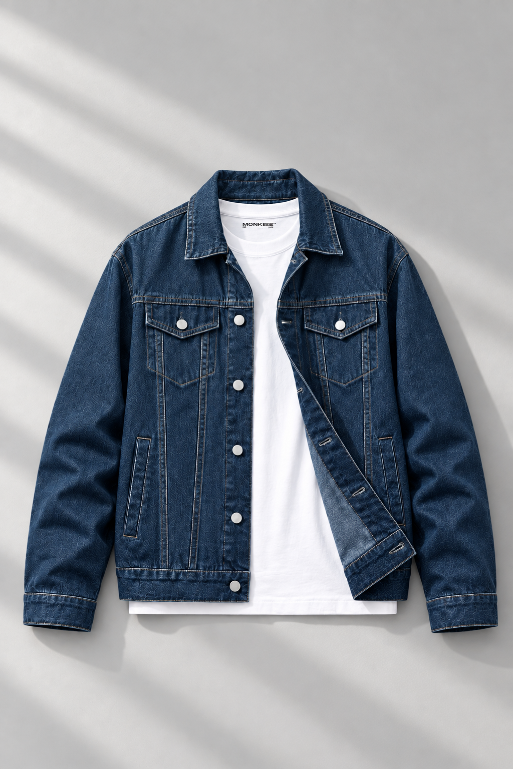 DARK BLUE DENIM JACKET - UNISEX