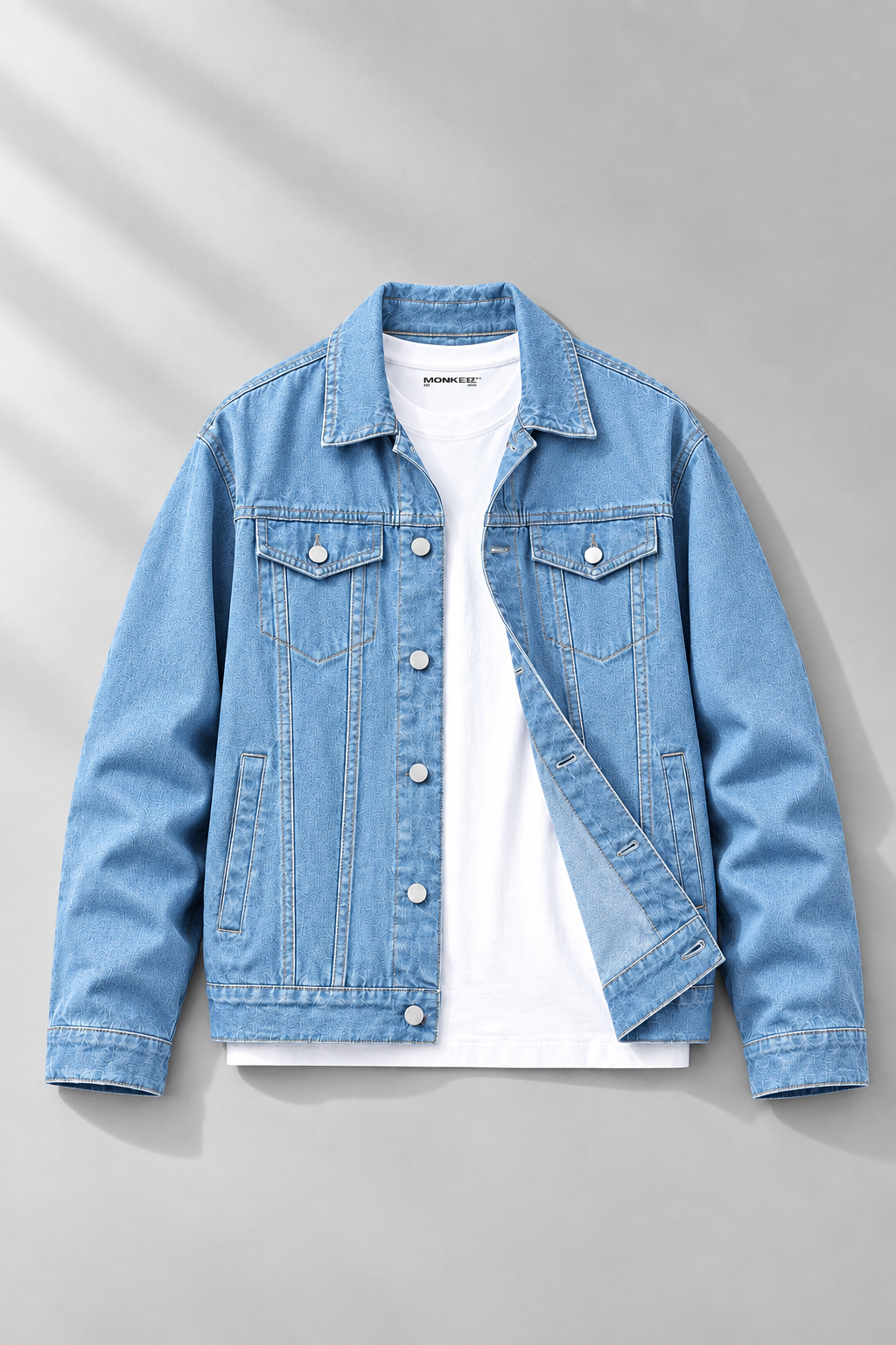 LIGHT BLUE DENIM JACKET - UNISEX