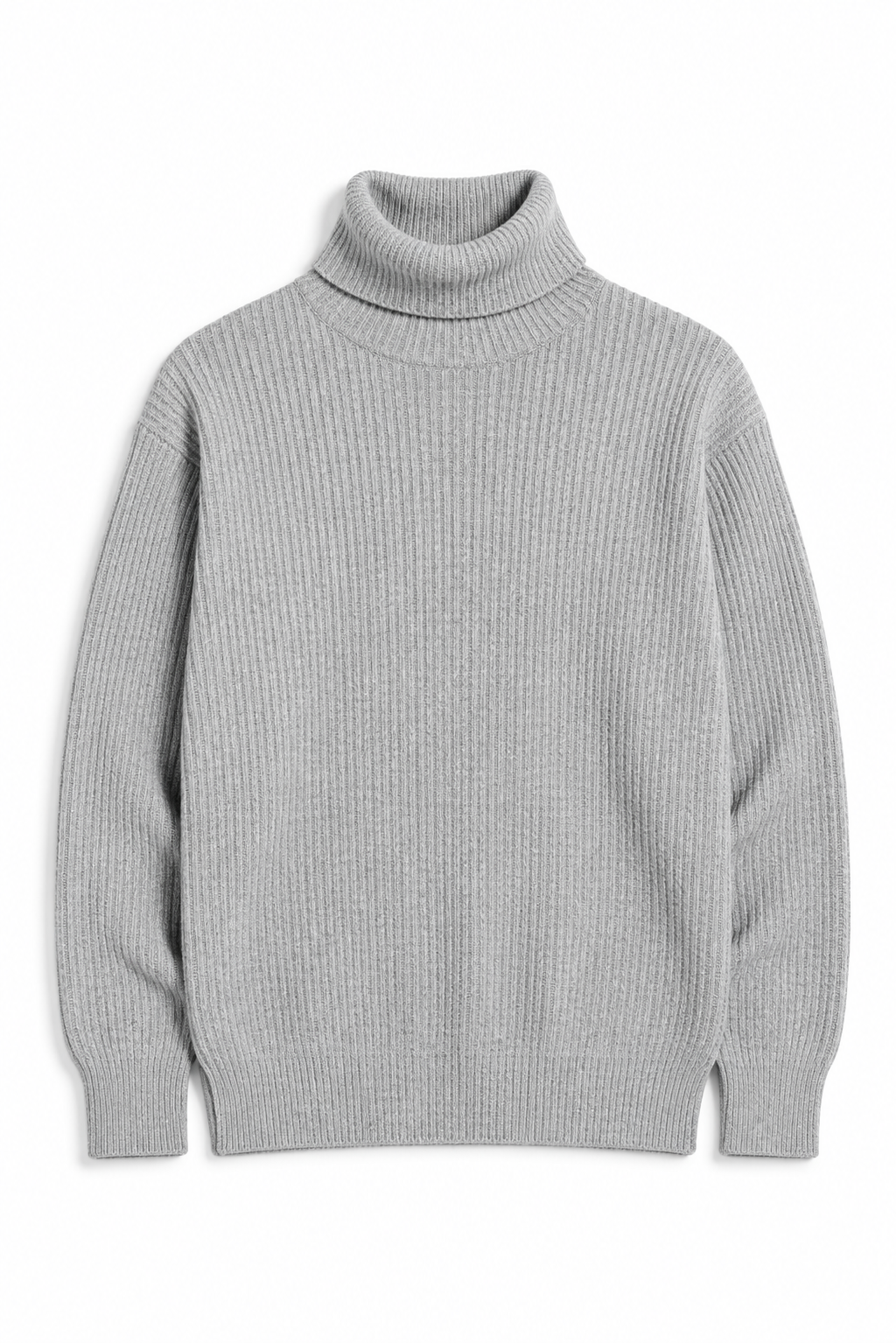 RIBBED HIGHNECK | HYDER GREY | UNISEX