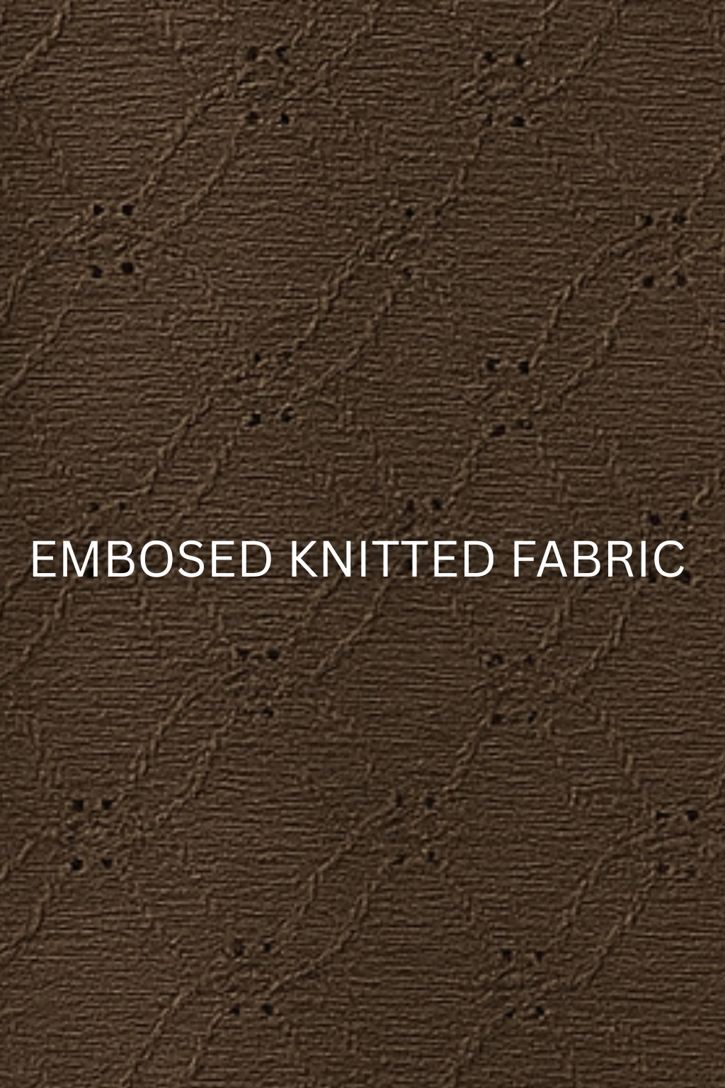 JOHNY COLLAR KNITTED DOTTED EMBOSED POLO - BROWN (JP#2)