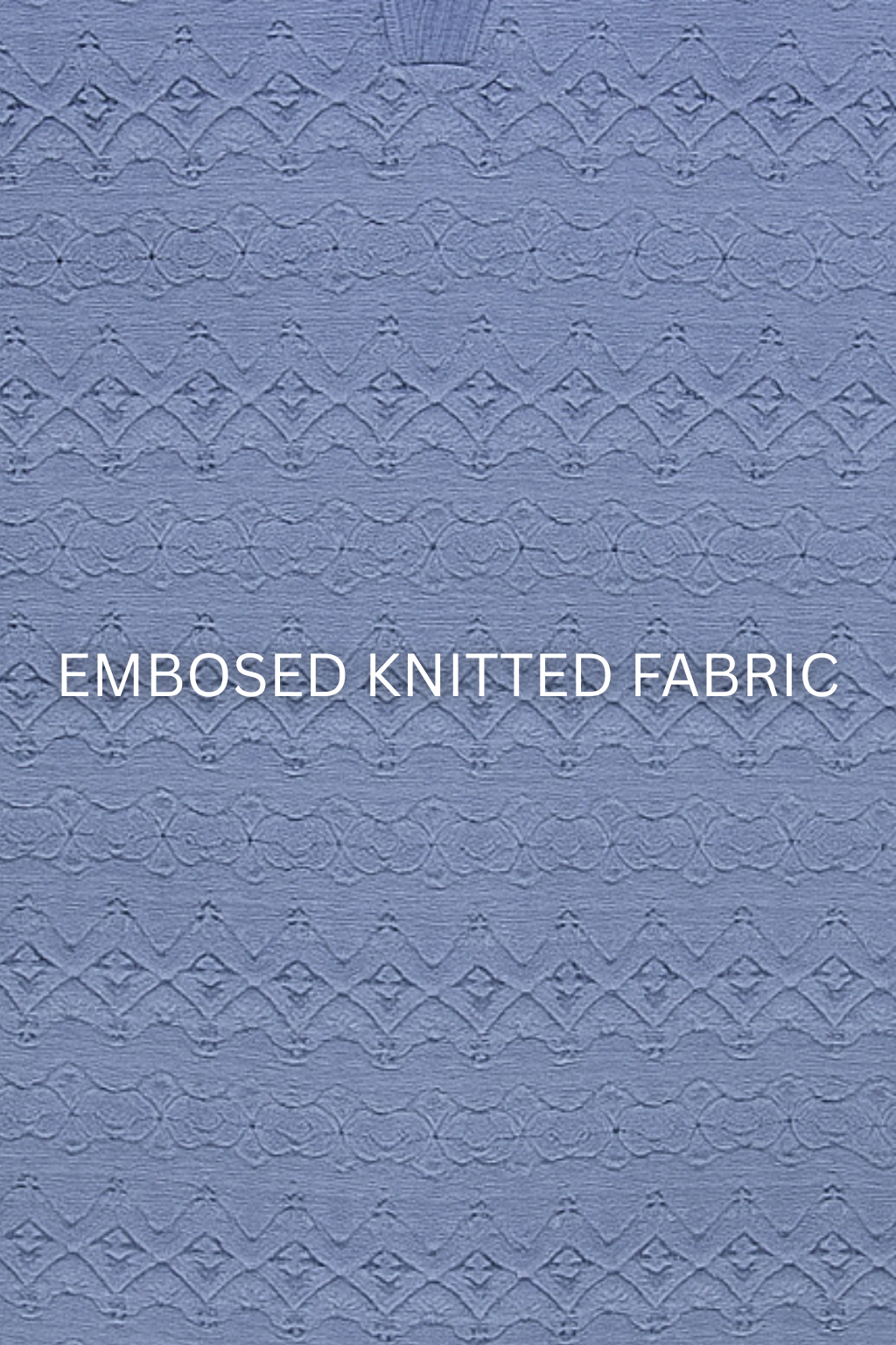 JOHNY COLLAR KNITTED EMBOSED POLO - BLUE (JP#2)