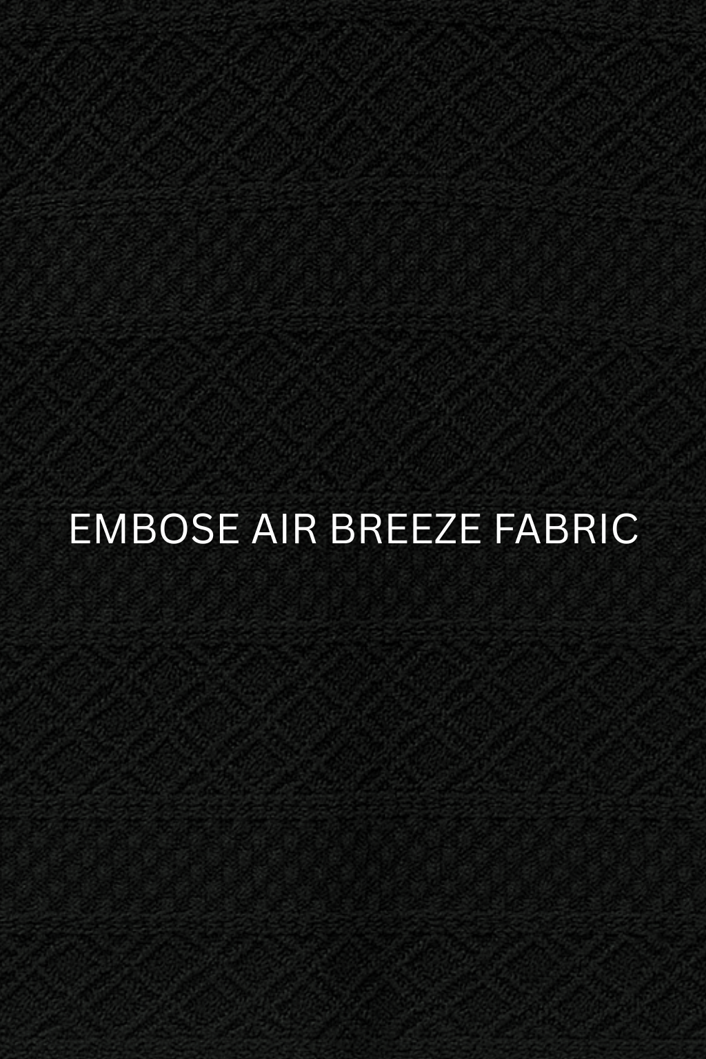 JOHNY COLLAR KNITTED EMBOSED POLO - BLACK