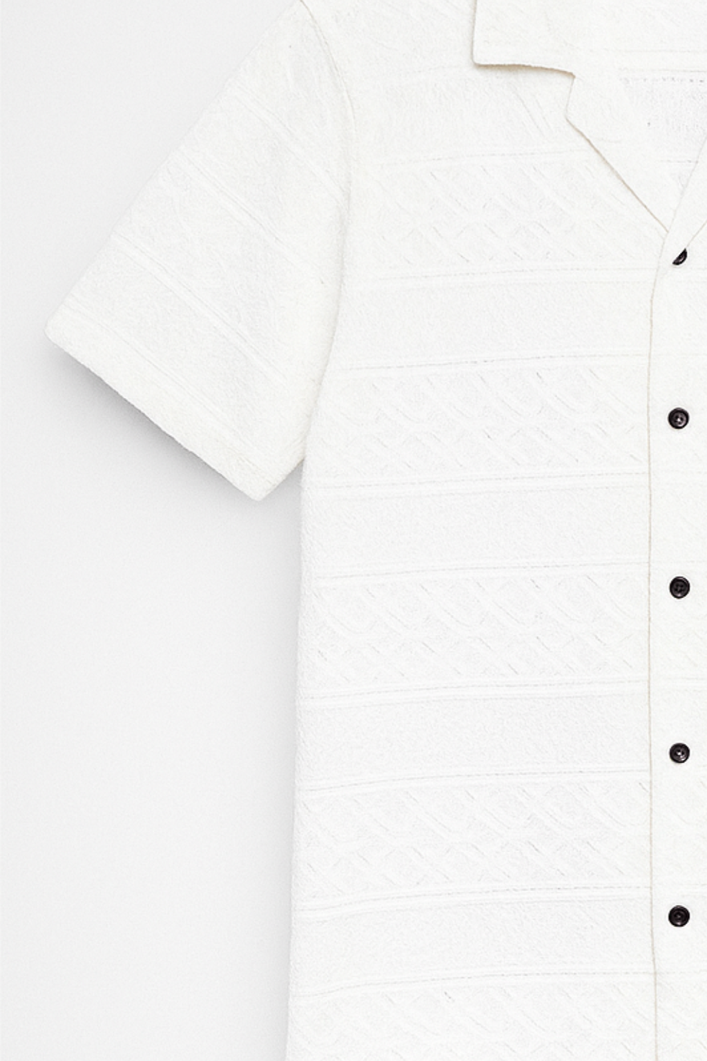 Heritage Breeze Cuban Collar Shirt - White