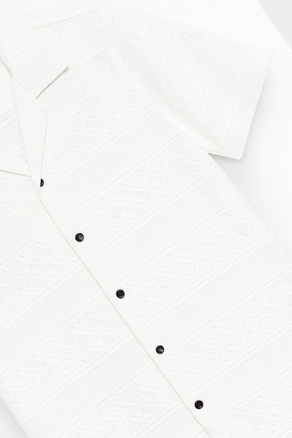 Heritage Breeze Cuban Collar Shirt - White