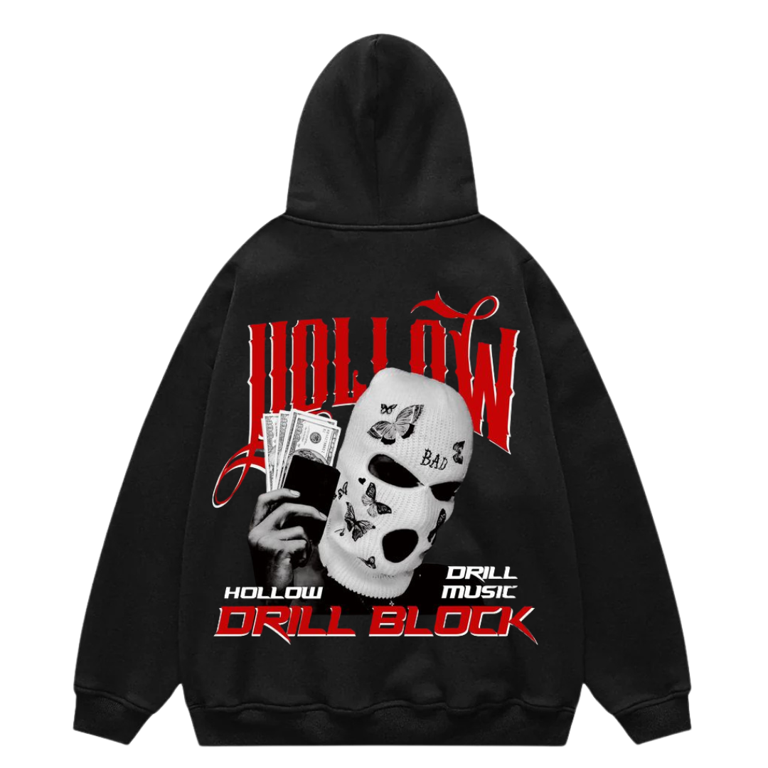 HOLLOW PULLOVER HOODIE