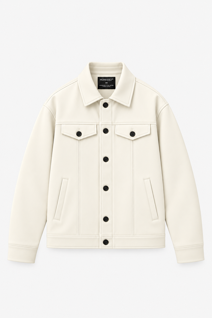 KOREAN MINIMALIST JACKET | CREAM | UNISEX
