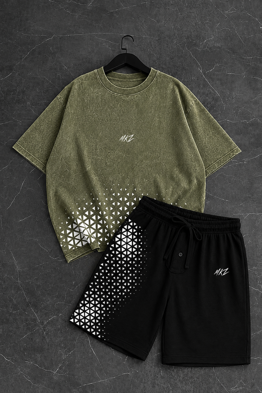 PRISM GRAPHIC SHORTS CO-ORD SET